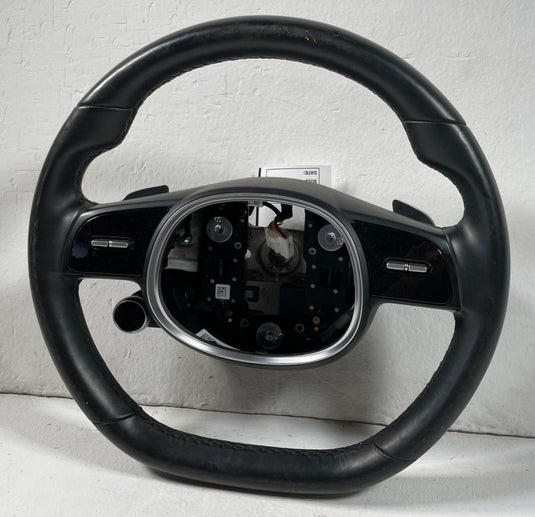 2022-2024 HYUNDAI IONIQ 5 STEERING COLUMN WHEEL LEATHER W/ SWITCH BLACK