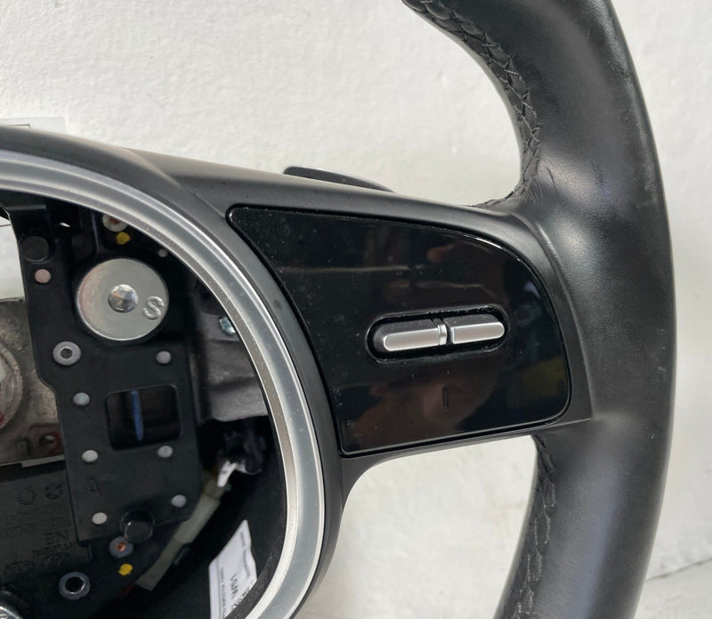 Load image into Gallery viewer, 2022-2024 HYUNDAI IONIQ 5 STEERING COLUMN WHEEL LEATHER W/ SWITCH BLACK # 108609
