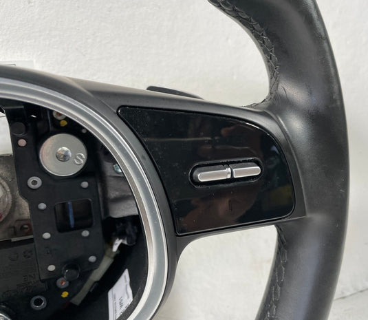 2022-2024 HYUNDAI IONIQ 5 STEERING COLUMN WHEEL LEATHER W/ SWITCH BLACK