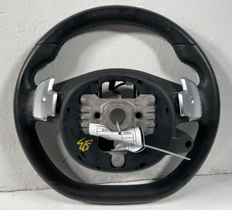 Load image into Gallery viewer, 2022-2024 HYUNDAI IONIQ 5 STEERING COLUMN WHEEL LEATHER W/ SWITCH BLACK # 108609
