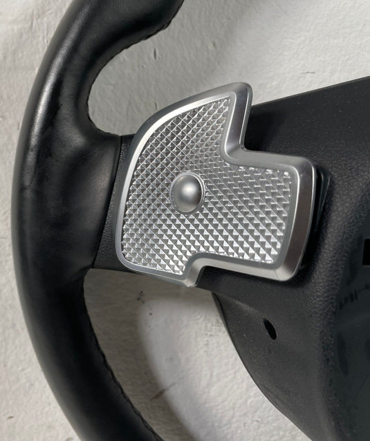 2022-2024 HYUNDAI IONIQ 5 STEERING COLUMN WHEEL LEATHER W/ SWITCH BLACK