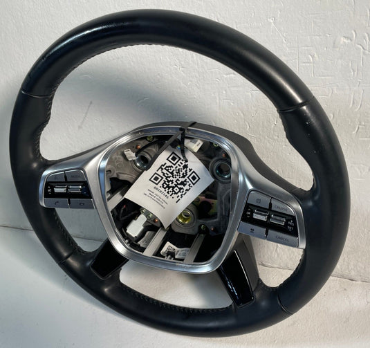 2020-25 KIA TELLURIDE STEERING WHEEL BLACK LEATHER W/ CONTROL SWITCHES