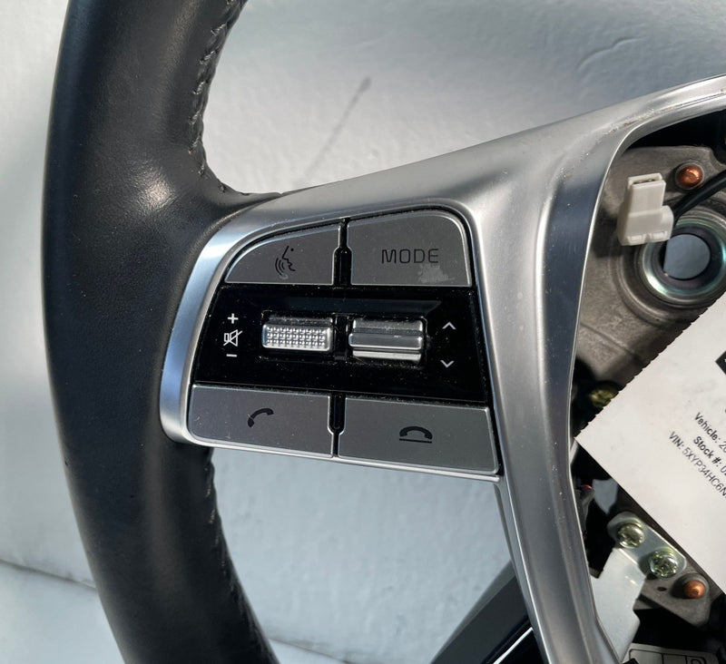 Load image into Gallery viewer, 2020-25 KIA TELLURIDE STEERING WHEEL BLACK LEATHER W/ CONTROL SWITCHES #107146

