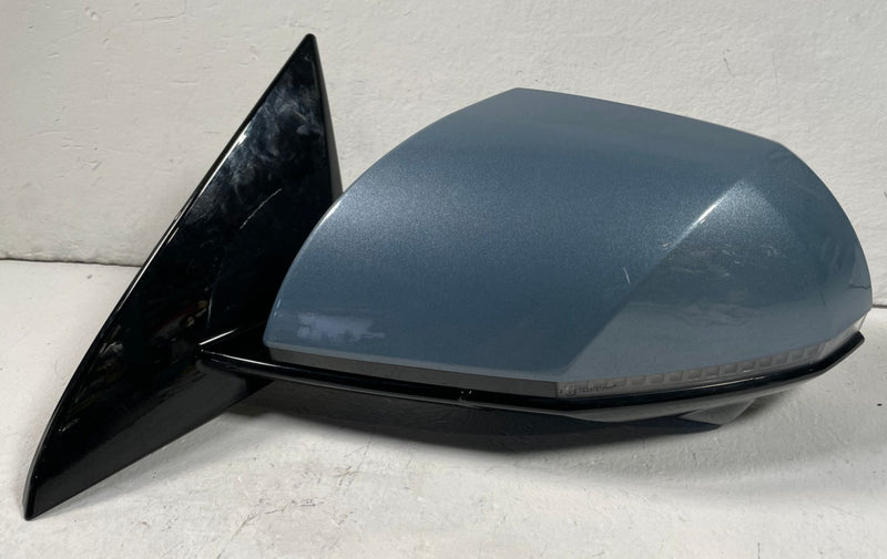 Load image into Gallery viewer, 2022-24 HYUNDAI IONIQ 5 LEFT SIDE REAR VIEW DOOR MIRROR W/ CAMERA BLUE # 108590
