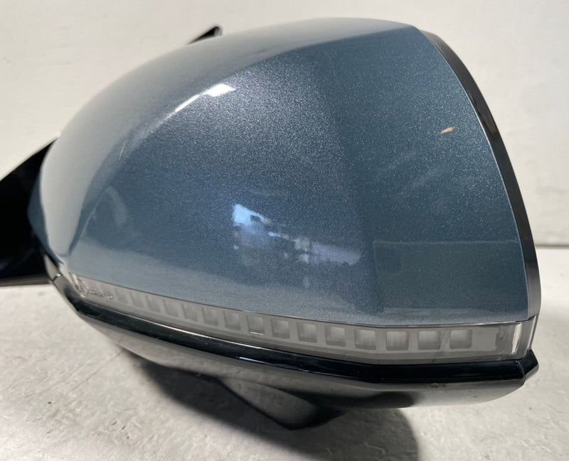 Load image into Gallery viewer, 2022-24 HYUNDAI IONIQ 5 LEFT SIDE REAR VIEW DOOR MIRROR W/ CAMERA BLUE # 108590
