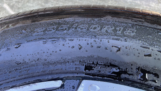 HYUNDAI SANTA FE 18" 18x7.5 BLACK ALLOY WHEEL RIM W/ TIRE (ONLY#1) 24-26 #109324