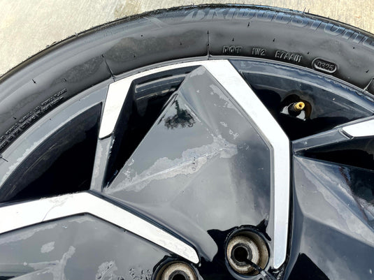 HYUNDAI IONIQ 5 19x7.5 GLOSS BLACK ALLOY WHEEL RIM W/TIRE (ONLY#1) 22-24 #114109
