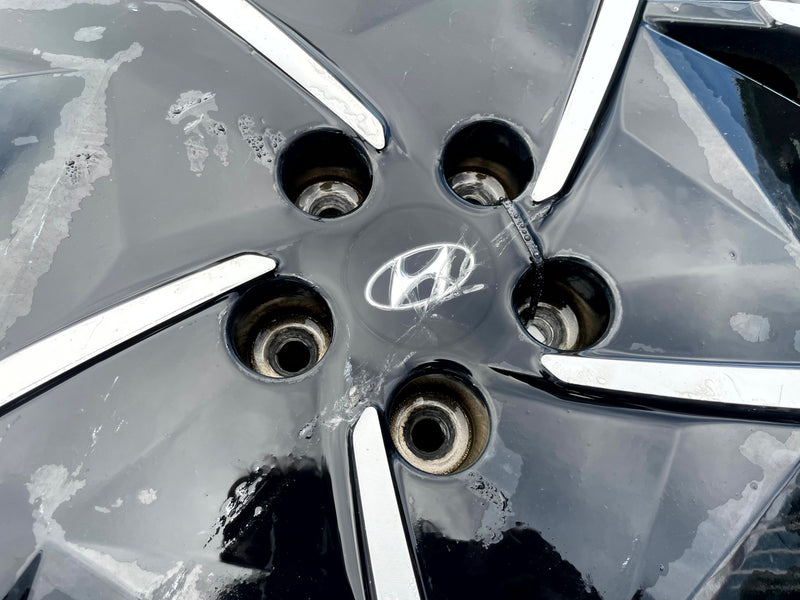 Load image into Gallery viewer, HYUNDAI IONIQ 5 19x7.5 GLOSS BLACK ALLOY WHEEL RIM W/TIRE (ONLY#1) 22-24 #114109
