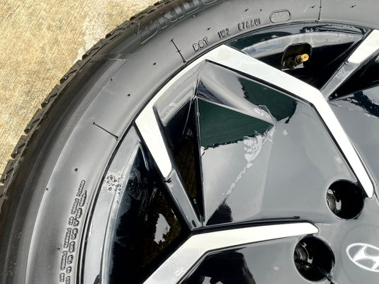 HYUNDAI IONIQ 5 19x7.5 GLOSS BLACK ALLOY WHEEL RIM W/TIRE (ONLY#1) 22-24 #114112