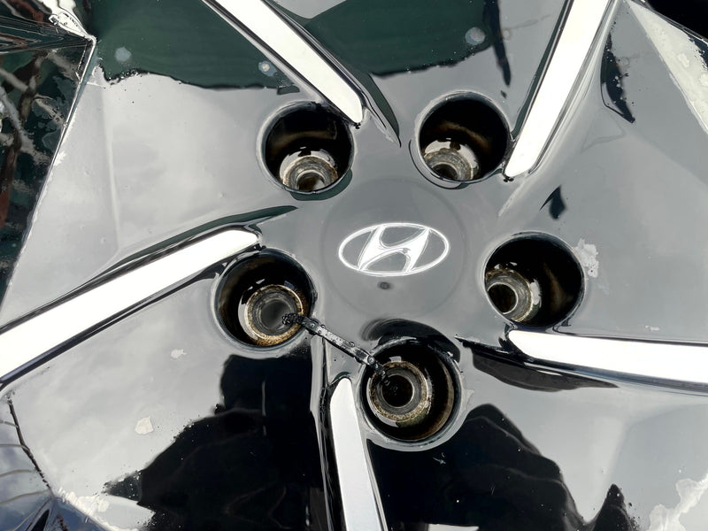 Load image into Gallery viewer, HYUNDAI IONIQ 5 19x7.5 GLOSS BLACK ALLOY WHEEL RIM W/TIRE (ONLY#1) 22-24 #114112
