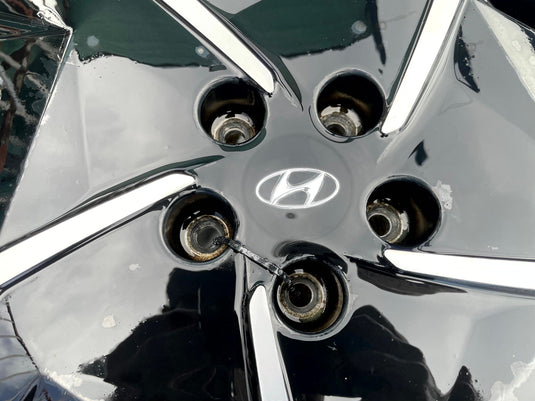 HYUNDAI IONIQ 5 19x7.5 GLOSS BLACK ALLOY WHEEL RIM W/TIRE (ONLY#1) 22-24 #114112