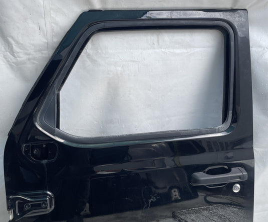 JEEP GLADIATOR FRONT LEFT SIDE DOOR SHELL ASSEMBLY BLACK (PX8) 2020-2025