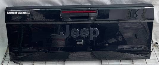 JEEP GLADIATOR TRUNK LID DECK TAIL GATE HATCH ASSEMBLY BLACK (PX8) 20-25