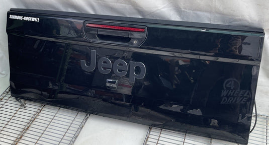 JEEP GLADIATOR TRUNK LID DECK TAIL GATE HATCH ASSEMBLY BLACK (PX8) 20-25