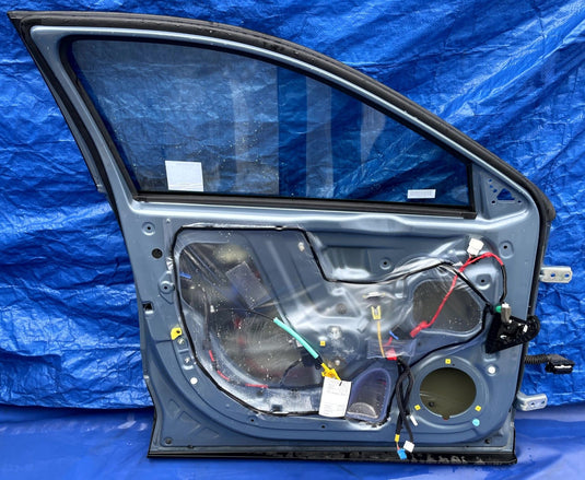 HYUNDAI IONIQ 5 FRONT LEFT SIDE DOOR SHELL ASSEMBLY BLUE (U3P) 2022-2023