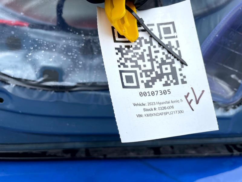 Load image into Gallery viewer, HYUNDAI IONIQ 5 FRONT LEFT SIDE DOOR SHELL ASSEMBLY BLUE (U3P) 2022-2023 #107305
