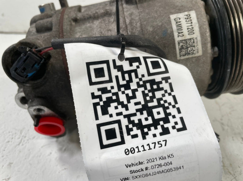 Load image into Gallery viewer, 21-24 KIA K5 A/C AIR CONDITIONER COMPRESSOR &amp; CLUTCHE 97701L1200 1.6L # 111757
