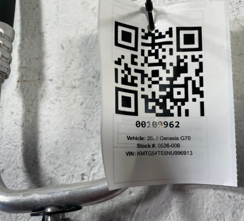 Load image into Gallery viewer, 20-26 GENESIS G70 AC AIR CONDITIONING DISCHARGE PIPE LINE HOSE TUBE 3.3L #109962
