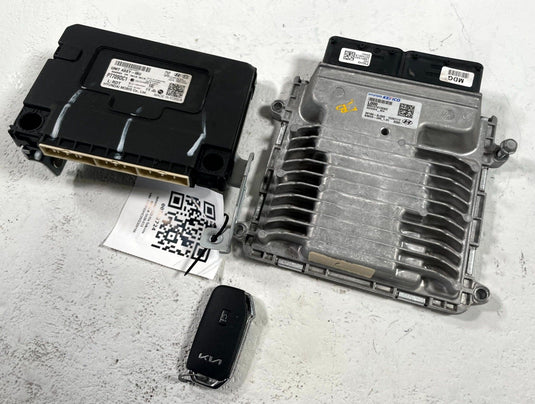 2022 KIA TELLURIDE ENGINE & BODY CONTROL MODULE ECM BCM W/ KEY FOB