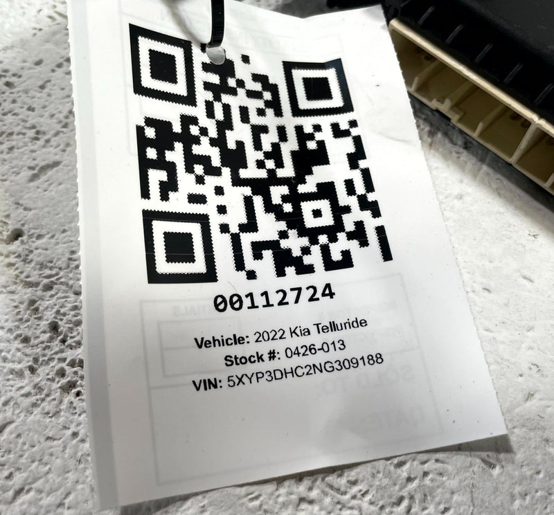 Load image into Gallery viewer, 2022 KIA TELLURIDE ENGINE &amp; BODY CONTROL MODULE ECM BCM W/ KEY FOB # 112724
