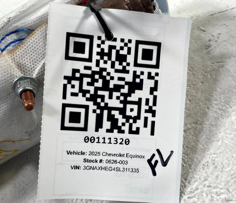 Load image into Gallery viewer, 25-26 CHEVROLET EQUINOX FRONT LEFT DRIVER SIDE SEAT AIRBAG AIR BAG 1.5L # 111320
