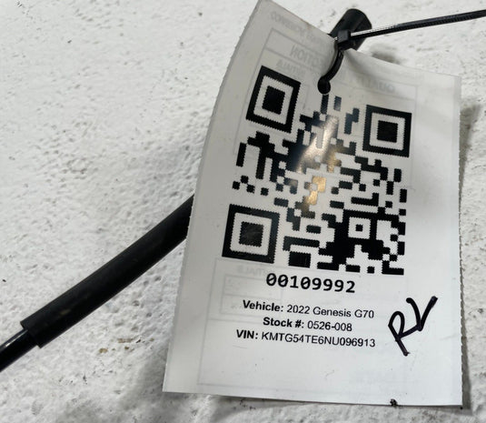 2019 - 2026 GENESIS G70 REAR LEFT DRIVER SIDE ABS WHEEL SPEED SENSOR