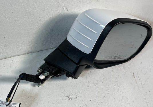 2020-22 KIA TELLURIDE FRONT RIGHT VIEW DOOR MIRROR W/O CAMERA WHITE GWP