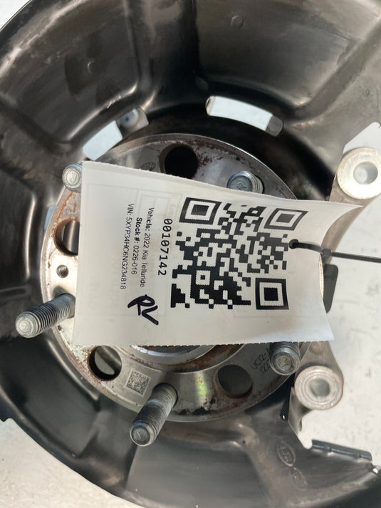 2020-25 KIA TELLURIDE FWD REAR LEFT SIDE SPINDLE KNUCKLE W/ BEARING HUB