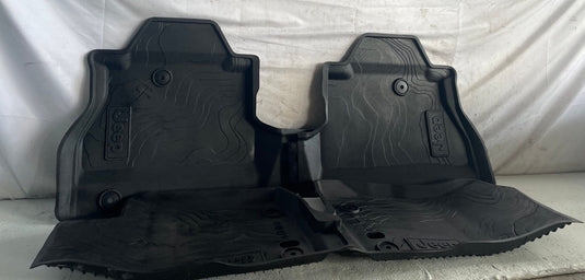 2020-2026 JEEP GLADIATOR ALL WEATHER INTERIOR FLOOR MAT (SET OF 2) BLACK
