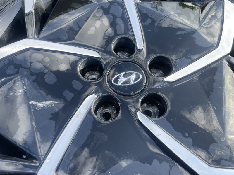 Load image into Gallery viewer, HYUNDAI IONIQ 5 19x7.5 GLOSS BLACK ALLOY WHEEL RIM W/TIRE (ONLY#1) 22-24 #107314
