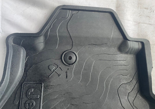 2020-2026 JEEP GLADIATOR ALL WEATHER INTERIOR FLOOR MAT (SET OF 2) BLACK