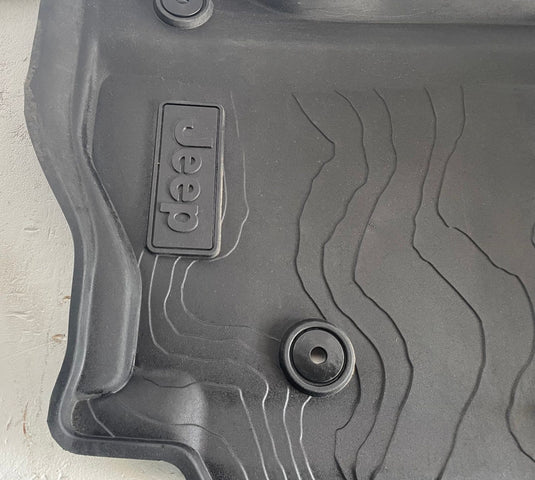 2020-2026 JEEP GLADIATOR ALL WEATHER INTERIOR FLOOR MAT (SET OF 2) BLACK