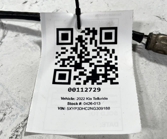 2020-2025 KIA TELLURIDE REAR RIGHT LOWER EXHAUST LAMBDA O2 OXYGEN SENSOR