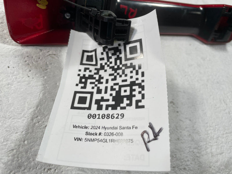 Load image into Gallery viewer, 2024-2026 HYUNDAI SANTA FE REAR LEFT SIDE EXTERIOR DOOR HANDLE RED (R2P) #108629
