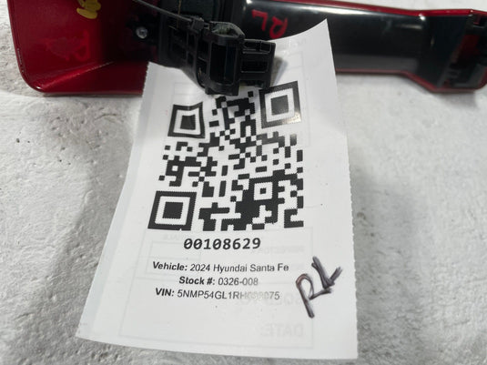 2024-2026 HYUNDAI SANTA FE REAR LEFT SIDE EXTERIOR DOOR HANDLE RED (R2P)