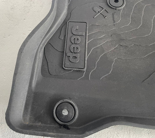 2020-2026 JEEP GLADIATOR ALL WEATHER INTERIOR FLOOR MAT (SET OF 2) BLACK