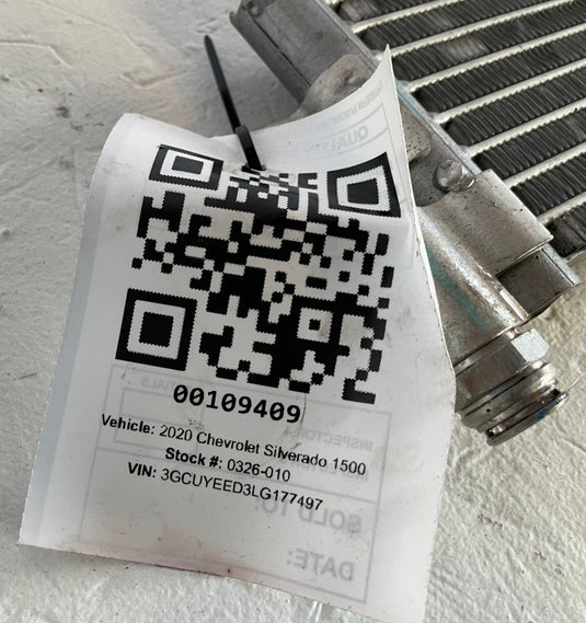 2019-26 CHEVROLET SILVERADO 1500 AUTO TRANSMISSION OIL COOLER 5.3L 6.2L