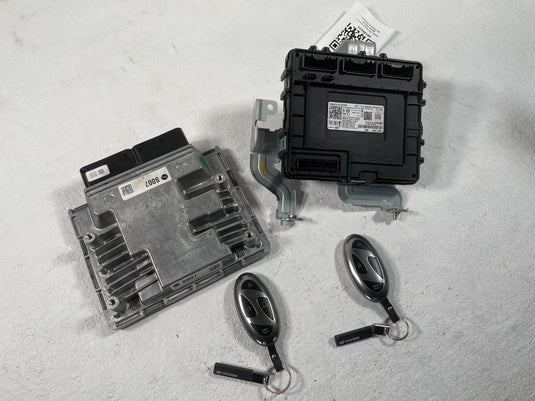24-26 HYUNDAI SANTA FE FWD ENGINE & BODY MODULE ECM BCM W/ KEY FOB 2.5L