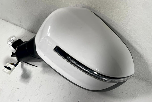 2020-2022 KIA TELLURIDE FRONT LEFT SIDE VIEW DOOR MIRROR WHITE (GWP)
