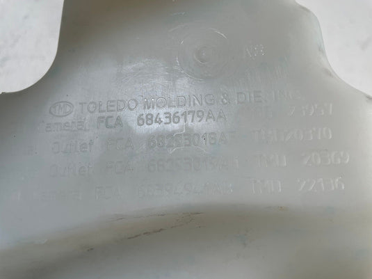 2020 - 2026 JEEP GLADIATOR FRONT WINDSHIELD WASHER RESERVOIR TANK 3.6L