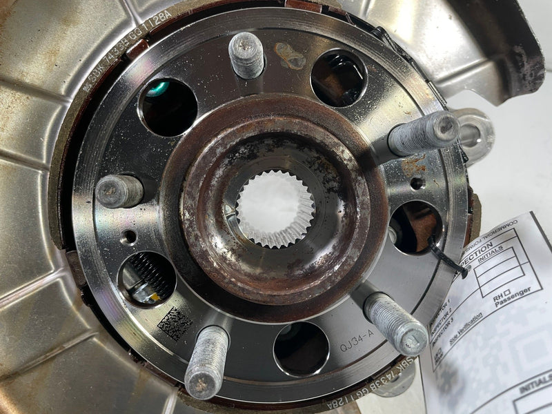 Load image into Gallery viewer, 2019 - 2026 GENESIS G70 REAR LEFT DRIVER SIDE SPINDLE KNUCKLE &amp; HUB # 110038
