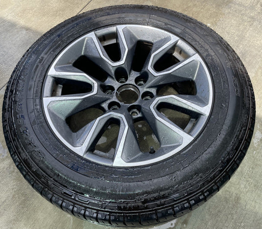 CHEVY SILVERADO 1500 20x9 10 SPOKE ALLOY WHEEL RIM W/TIRE (ONLY