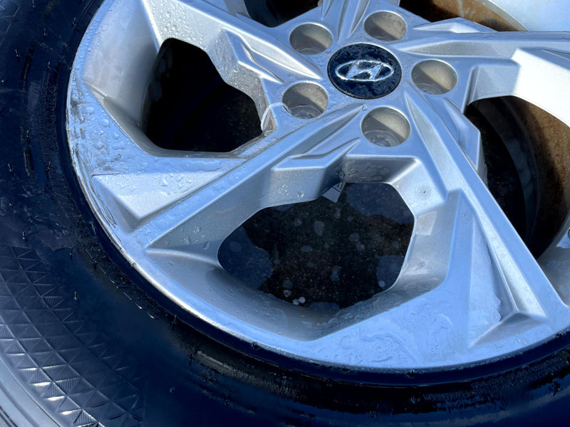 Load image into Gallery viewer, HYUNDAI TUCSON 17x7 5 SPOKE ALLOY WHEEL RIM W/TIRE (ONLY#1) 2022-2024 # 107404
