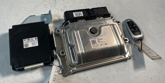 22-24 HYUNDAI IONIQ 5 SEL ENGINE & DOOR FLUSH CONTROL MODULE W/ KEY FOB