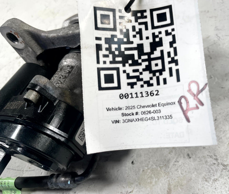 Load image into Gallery viewer, 2025 CHEVROLET EQUINOX REAR RIGHT PASSENGER SIDE BRAKE CALIPER 26526198 # 111362
