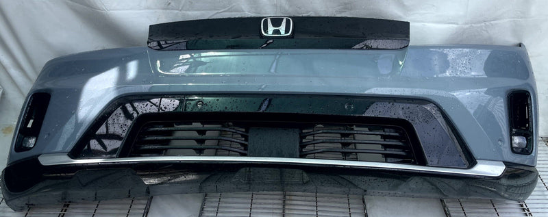 Load image into Gallery viewer, HONDA PROLOGUE FRONT BUMPER COVER ASSY W/ PARK AIDS GRAY (WA138P) 24-26 # 114318
