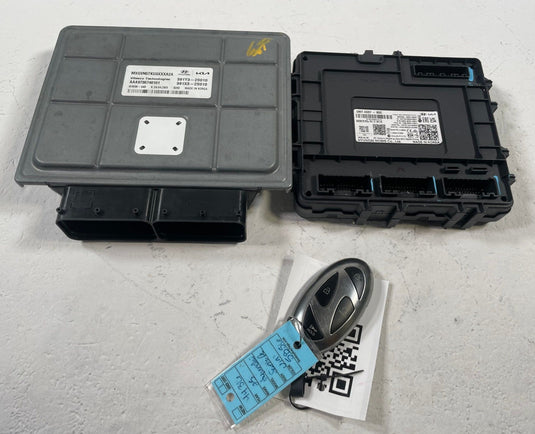 24-26 HYUNDAI SANTA FE FWD ENGINE & BODY MODULE ECM BCM W/ KEY FOB 2.5L