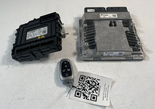 2022-2023 HYUNDAI TUCSON ENGINE & BODY CONTROL MODULE ECM BCM W/ KEY FOB