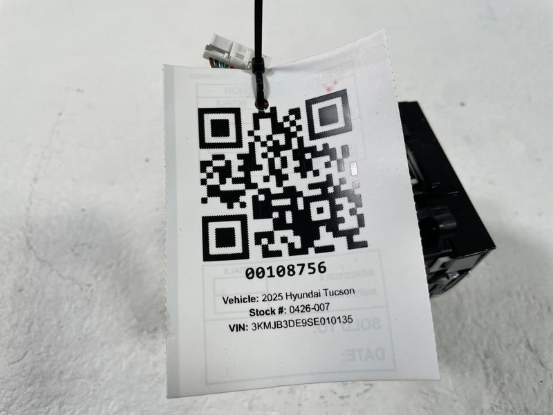Load image into Gallery viewer, 2025 HYUNDAI TUCSON FWD CENTER CONSOLE DRIVE MODE CONTROL SWITCH KNOB # 108756
