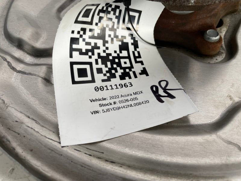 Load image into Gallery viewer, 22-26 ACURA MDX REAR RIGHT PASSENGER SIDE SPINDLE KNUCKLE W/BEARING HUB # 111963

